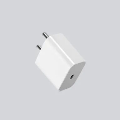 20W Fast Charger Adapter for Apple iPhone 11|12|13|14|15|16 Pro Max & Pro Models | White | Fly Master thumbnail 2