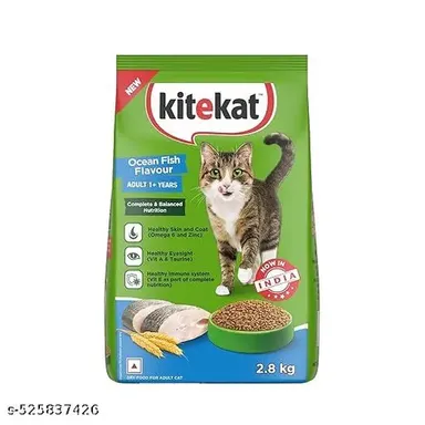 Kitekat Adult 1kg Ocean Fish + Maxi Cat Food Adult Ocean Fish 1kg + Me O Creamy Tuna With Goat Milk Flavor 60gm Best Quality Food For All Cat Breeds. thumbnail 2