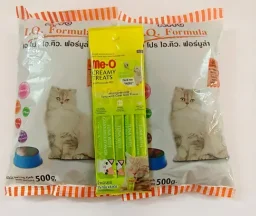 Apr IQ Formula Cat Food 500gm Pack Of 2 | Premium Dry Food for All Cat Breeds Creamy Tuna Cat Treats with Goat Milk Flavor 60gm image 1