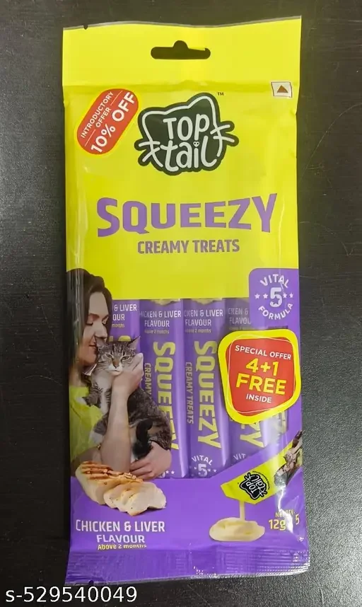 Kitekat Adult Ocean Fish Flavour Dry Cat Food | Complete Nutrition for Active Cats | Top Tail Creamy Treat Chicken & Liver Flavor |Premium Cat Food for All Cat Breeds image 3