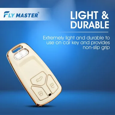 Audi car key cover | Audi A8 key cover Fly Master | Protective case for Audi Q7 ,RS ,TT key fob thumbnail 2