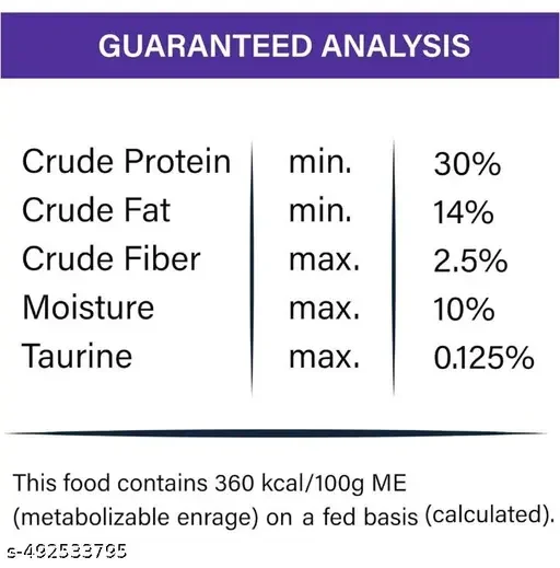Taiyo Miow Miow Kitten Ocean Fish Dry Cat Food 1.2kg | Complete Balanced Diet Natural Ingredients Omega-3 Vitamins image 2