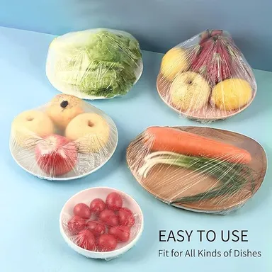 Fresh Keeping Bags Canning Lids | Reusable Elastic Food Storage Covers Fly Master | Plastic Sealing Stretch Adjustable Bowl Lids Universal Kitchen Wrap Seal Bags thumbnail 1
