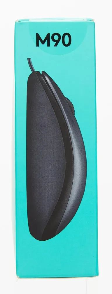 Logitech M90 Wired USB Mouse|1000 DPI Optical Tracking| Ambidextrous Design for PC/Mac/Laptop|Black thumbnail 3