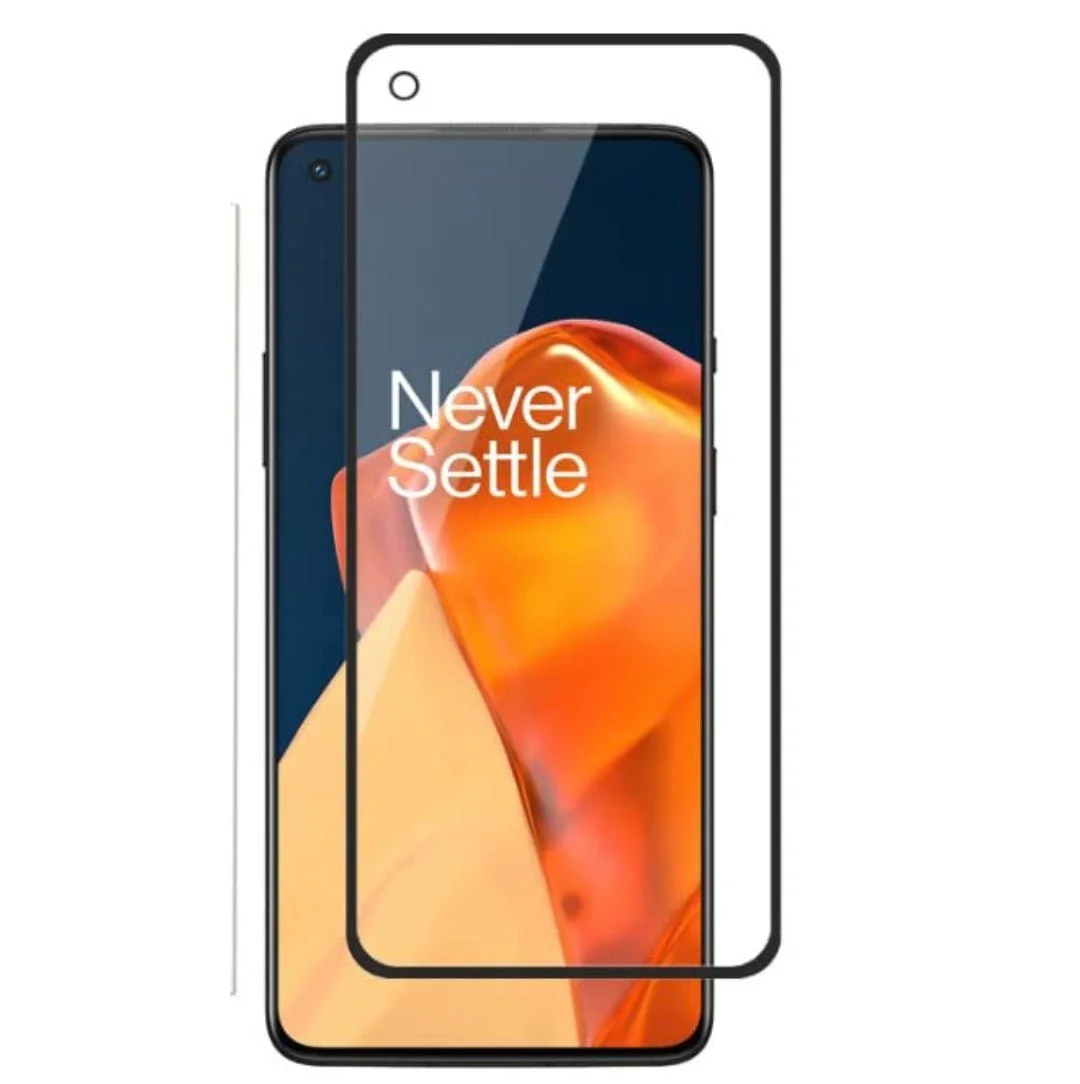 OnePlus 8T/9 Tempered Glass Screen Protector | Edge to Edge Coverage | Easy Installation Kit | 9H Hardness | Scratch Resistant image 1