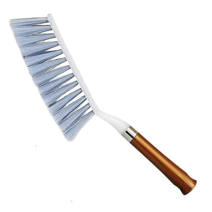 Long Bristle Dust Cleaning Brush Fly Master | Polypropylene Upholstery Carpet Car Seat Cleaning Brush Multicolour Pack of 1 image 2