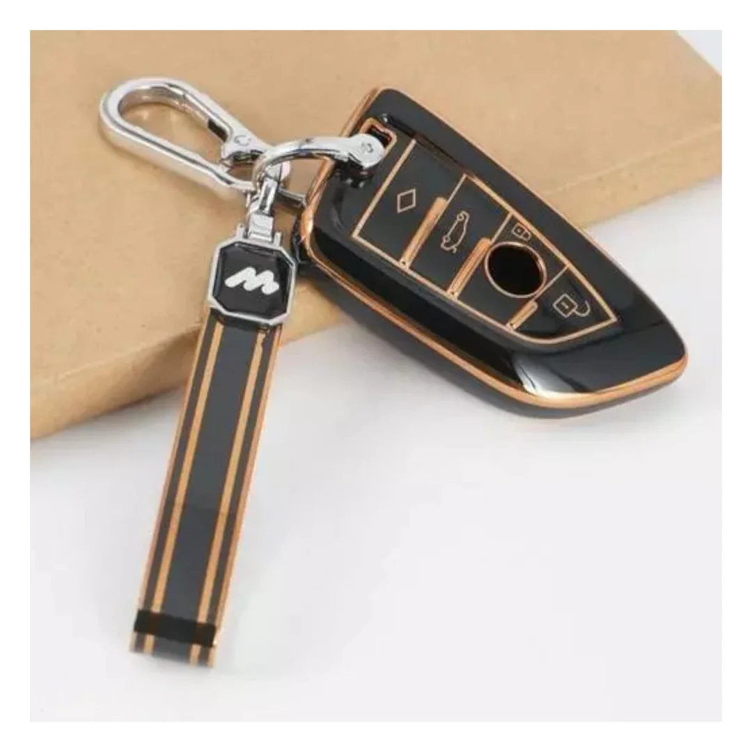 BMW GT-Series, X-Series, M-Series, 3-Series, 5-Series, 7-Series Car Key Cover | Smart Key Protector | Fly Master image 2