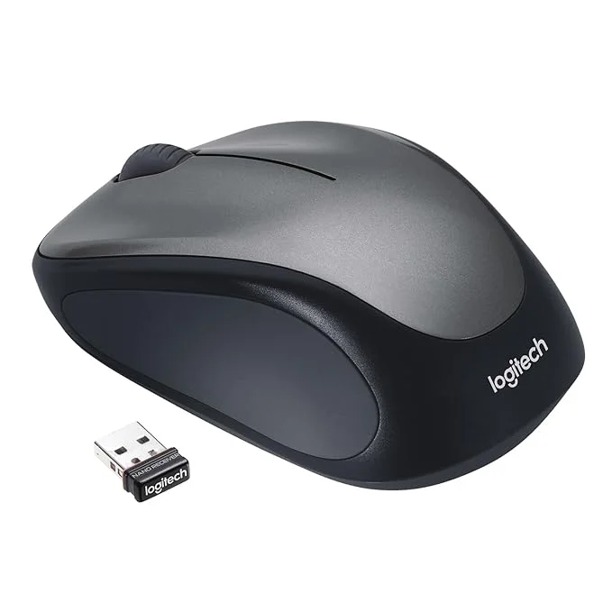 Logitech M235 Wireless Mouse |1000 DPI Optical Tracking, 12-Month Battery Life |Grey image 5