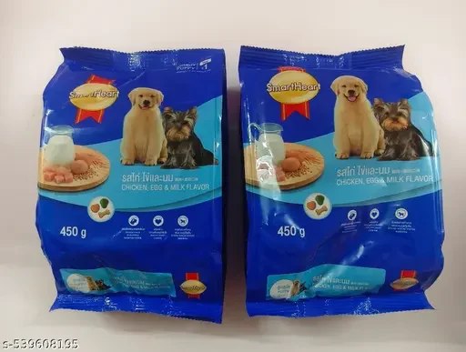 SmartHeart Puppy Dry Dog Food Chicken, Egg & Milk Flavour | Premium Dog Food for All Breeds image 1