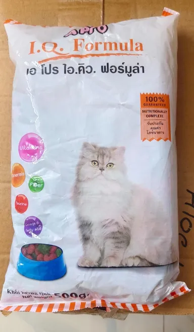 A Pro IQ Formula Cat Food 500gm | Premium Cat Food for All Breeds | Me-O Creamy Cat Treats Tuna Tomato Flavor  60GM 1PC thumbnail 2