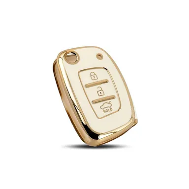 Hyundai Car Key Cover | Key Fob Protector for Aura Creta i10 Grand Nios i20 Xcent | Stylish Durable Hyundai Accessories | Fly Master thumbnail 0