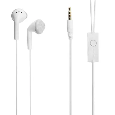 Flymaster Jack Wired Earphones | White Color In-Ear Headphones with Mic Stereo Sound Noise,Cancelling. thumbnail 0