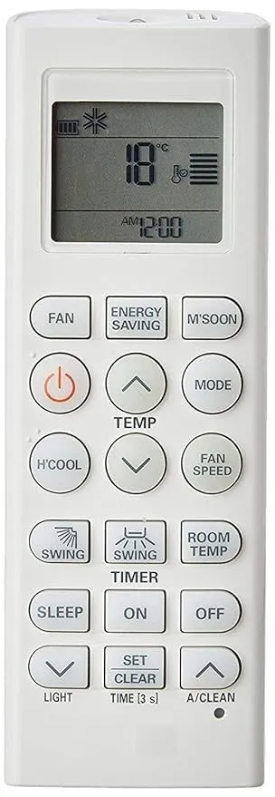 Air Conditioner Remote for LG Split AC Remote Control | Compatible LG AC Remote | AC-36I Remote for LG AC | Vedson thumbnail 0