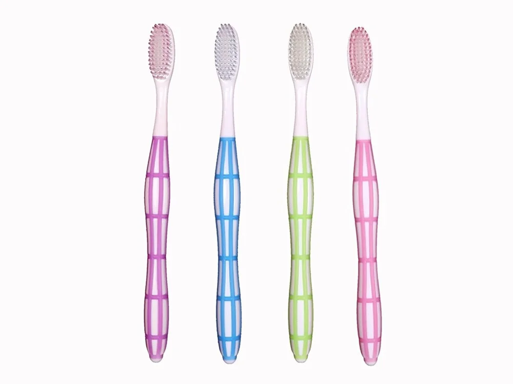 Flex Toothbrush with Soft Grade Bristles Pack of 2 Multicolor |YourBrandName] Soft Bristle Toothbrush Set image 2