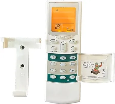 Air Conditioner Remote for Hitachi Split AC | Hitachi 1.5 Ton AC Remote with Backlight & Remote Stand | Original AC-68A Replacement Remote thumbnail 0