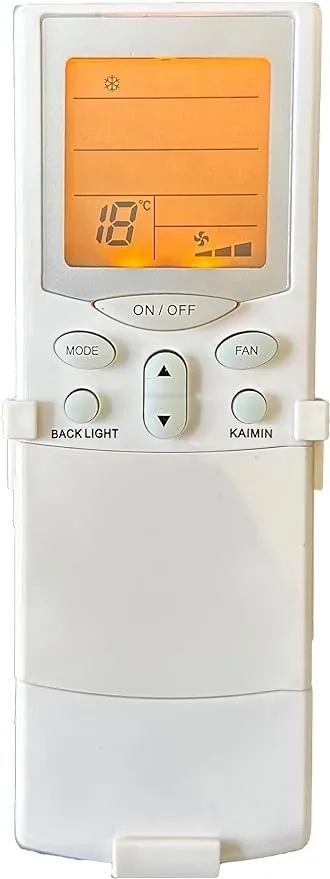 Air Conditioner Remote for Hitachi Split AC | Hitachi 1.5 Ton AC Remote with Backlight & Remote Stand | Original AC-68A Replacement Remote thumbnail 1
