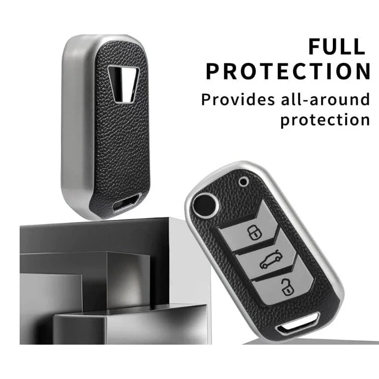 Mahindra 3 Button Flip Key Cover | Thar, Bolero, Scorpio, XUV700, XUV400, XUV300, TUV300, Marazzo | image 2