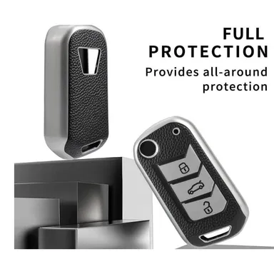Mahindra 3 Button Flip Key Cover | Thar, Bolero, Scorpio, XUV700, XUV400, XUV300, TUV300, Marazzo | thumbnail 1