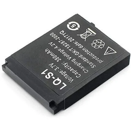 Rechargeable 380mAh Battery for LQ S1 & DZ09 Smartwatches | High Capacity, Fast Charging, Long Lasting Power image 1