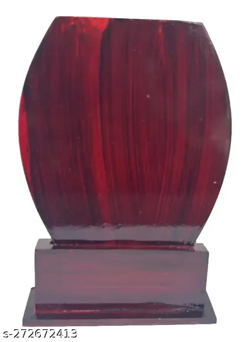 Mini Wooden Trophy Oval Peacock | Sports Achievement Gift Trophy image 2