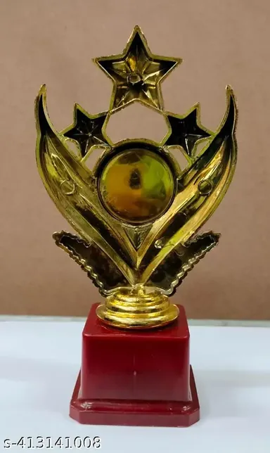 Golden Garuda Trophy Medium Plastic | Trophy for Sports, Corporate, Achievement Awards  thumbnail 1