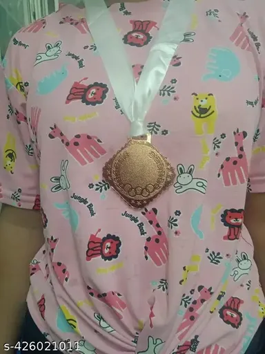 Square MS Copper Medal | Chemical Coated Durable Sports Award Medal with Satin Ribbon thumbnail 3