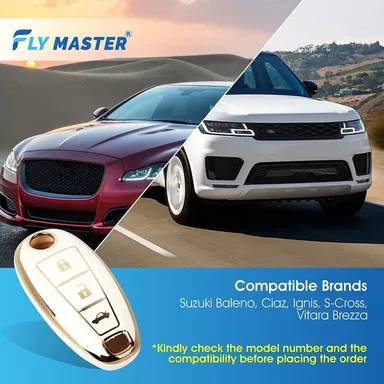 Car Key Cover for New Dzire and New Ertiga | Silicone Protector | Automotive Accessories by Fly Master thumbnail 1