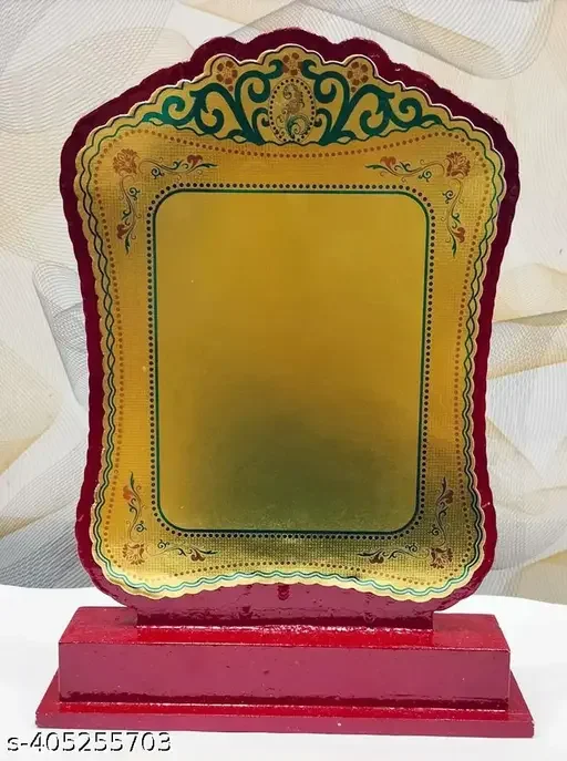 Jharokha Trophy Small Red | Handmade Appreciation Award | Eco-Friendly Paper Memento for Guests image 1