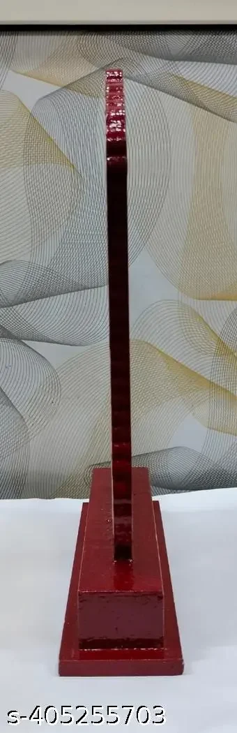 Jharokha Trophy Small Red | Handmade Appreciation Award | Eco-Friendly Paper Memento for Guests image 3