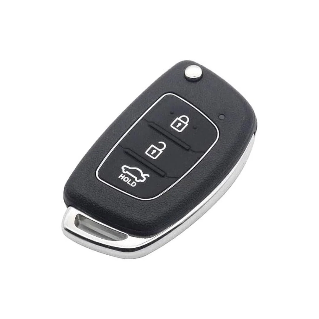 Plastic 3Button Flip Key Rubber Pad for Hyundai | i20 Verna Xcent iGen Sport Magna | Durable Key Fob Rubber Pad Replacement by Fly Master image 2