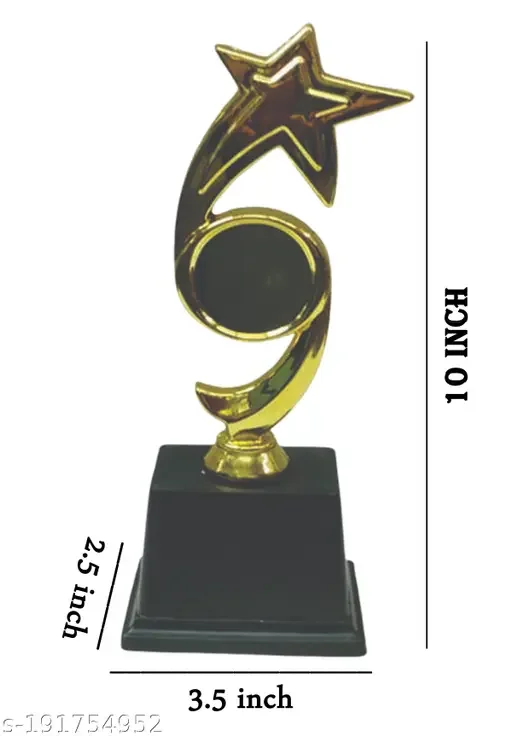 Golden Fancy Star Trophy | Academic Sports Award Trophy | Birthday Gift Trophy for Kids by ipshopy image 4