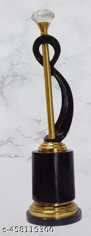 Black Diamond Trophy | Small Metal Beauty Award | PU Coated Sports & Corporate Trophy image 3