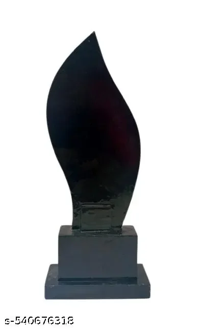 Black Laher Trophy Medium Wooden Sports Trophy | Academic Achievement Award, Birthday Gift Trophy image 2