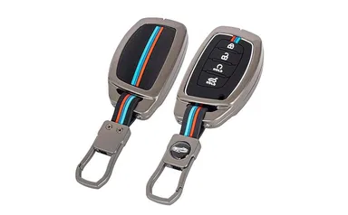 Hyundai Car Key Cover Metal Soft Shell 4 Button Smart Key Full Protection | Compatible Creta i20 Venue Elantra Tucson | Fly Master thumbnail 3