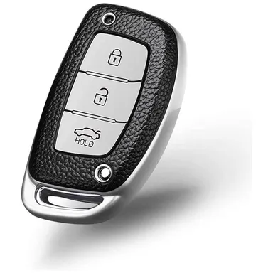 Hyundai Creta Accessories | i10 Grand, i20 Elite Key Cover | Stylish Hyundai Car Key Fob Protection | Buy Hyundai Xcent, Verna 4S, Tucson, Elantra Accessories thumbnail 0
