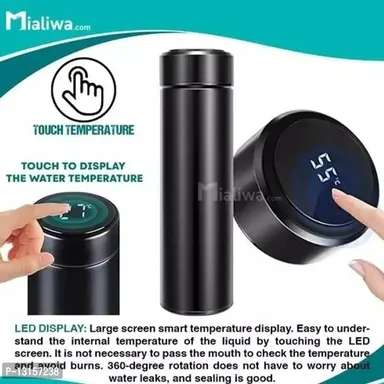 Temperature Smart Thermos | Vacuum Insulated Water Bottle with LED Display  thumbnail 1