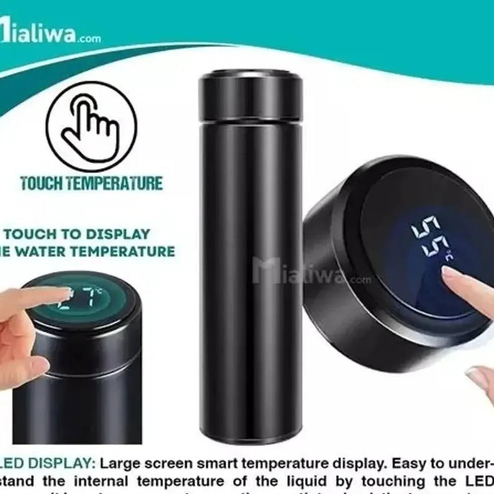 Temperature Smart Thermos | Vacuum Insulated Water Bottle with LED Display image 5