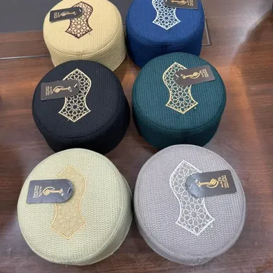 J J Prayer Cap | Pack Of 6 | Muslim Prayer Caps| Islamic Skull Cap 