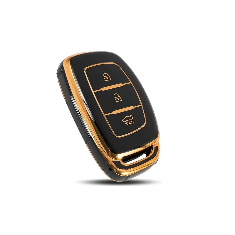 Hyundai Creta Key Cover | Hyundai Alcazar Venue Tucson Key Fob Protector | Fly Master Car Key Protector image 1