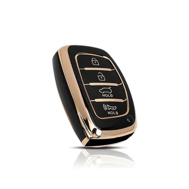 Hyundai Creta 2021 Key Fob Cover | Hyundai Alcazar Venue Tucson Car Key Protector | Automotive Accessories Fly Master thumbnail 0
