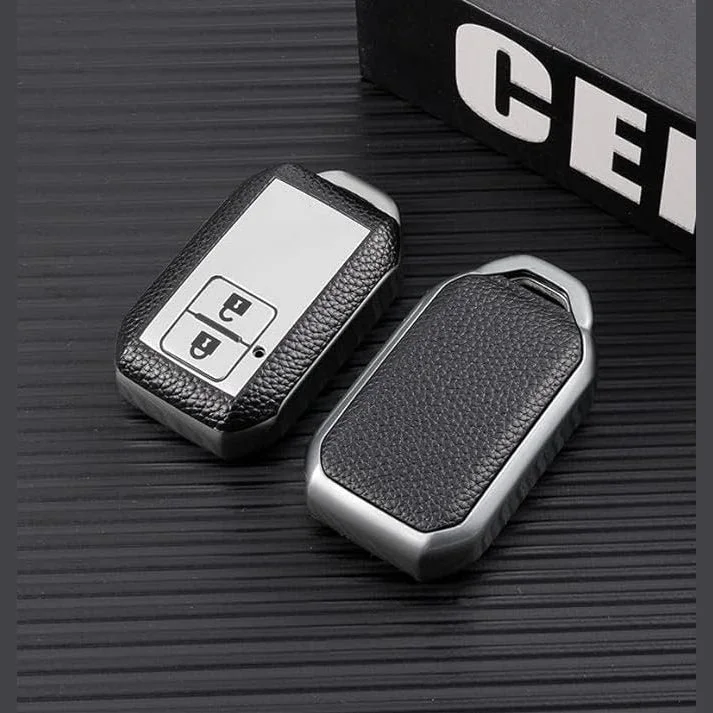Suzuki Car Key Cover | Smart Key Protector for Swift, Brezza, Dzire, Ignis | Durable 2 Button Smart Key Case Fly Master image 4