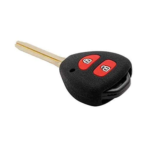 Car Key Covers for Innova and Fortuner | Fly Master Silicone Protective Black Key Case Pack of 1 image 2