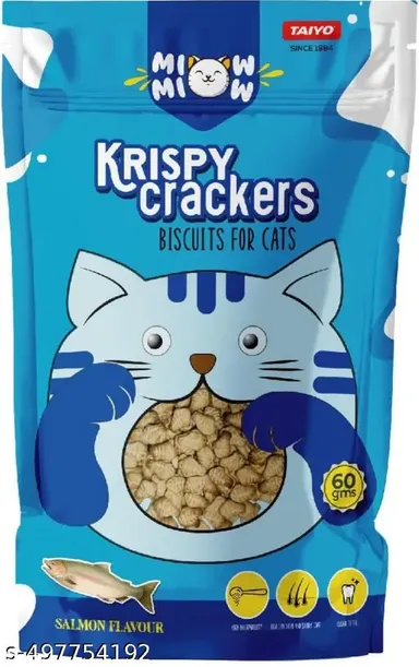 Me-O Dry Cat Food Gourmet Flavor 400gm | High Protein Salmon Flavor Treats Taiyo thumbnail 2