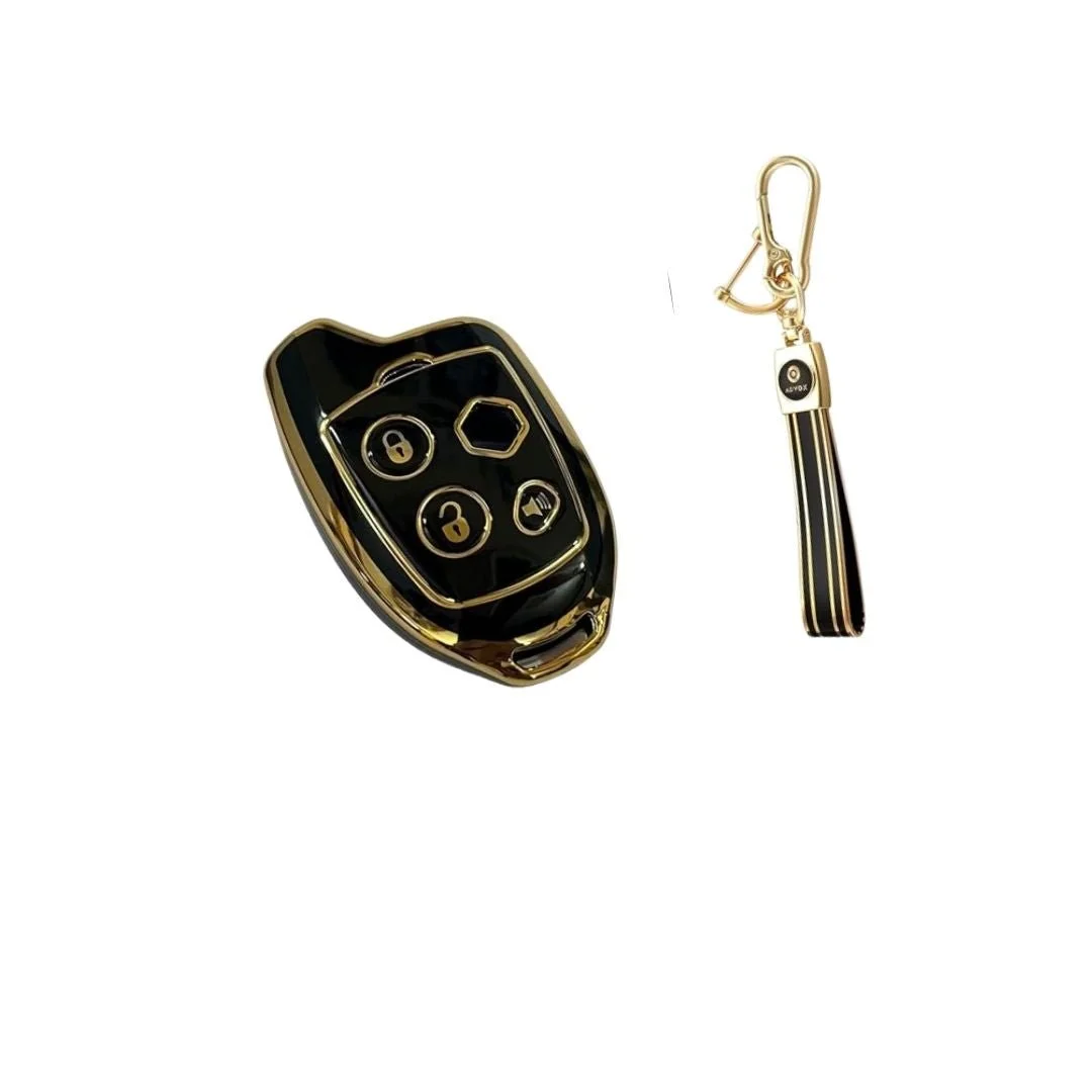 TPU Key Cover for Suzuki Swift, Dzire, Ritz, WagonR, S Cross, Ertiga, Ciaz, Celerio, Baleno, Vitara Brezza | Nippon Remote Key Protection | Black | Fly Master image 7
