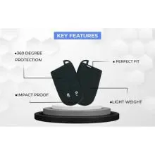 Silicone Key Cover for Jeep Compass | Trailhawk Smart Key | Key Hub Premium Protection by Fly Master thumbnail 3