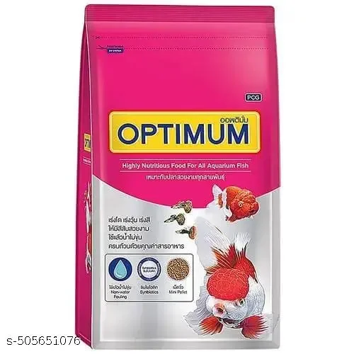 Optimum Fish Food for All Life Stages Mini Pellet 200g | Premium Nutritional Aquarium Fish Food with Astaxanthin & Vitamins C & E image 3