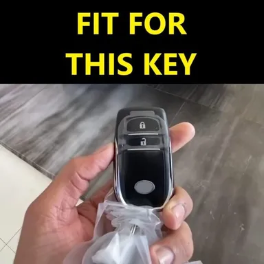 Toyota Innova Crysta Key Fob Cover 2022 | Toyota Hilux 2022 Car Key Protector | Stylish & Durable Automotive Accessory thumbnail 1
