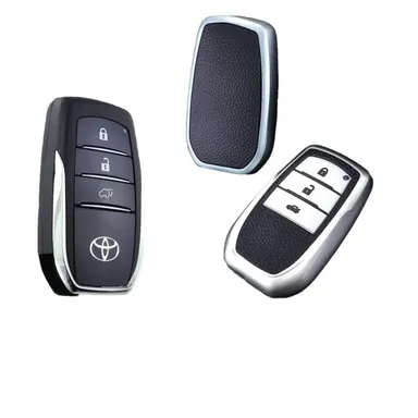 Toyota Fortuner Key Cover | Innova Crysta Key Fob Protector | Personalized Car Key Cover by Fly Master thumbnail 1