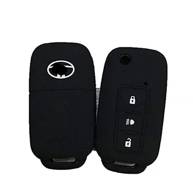 Premium Silicone Key Cover for Tata Safari Storme  Zest|Bolt, Tiago   Zica, Tigor | Durable Car Key Protector thumbnail 0