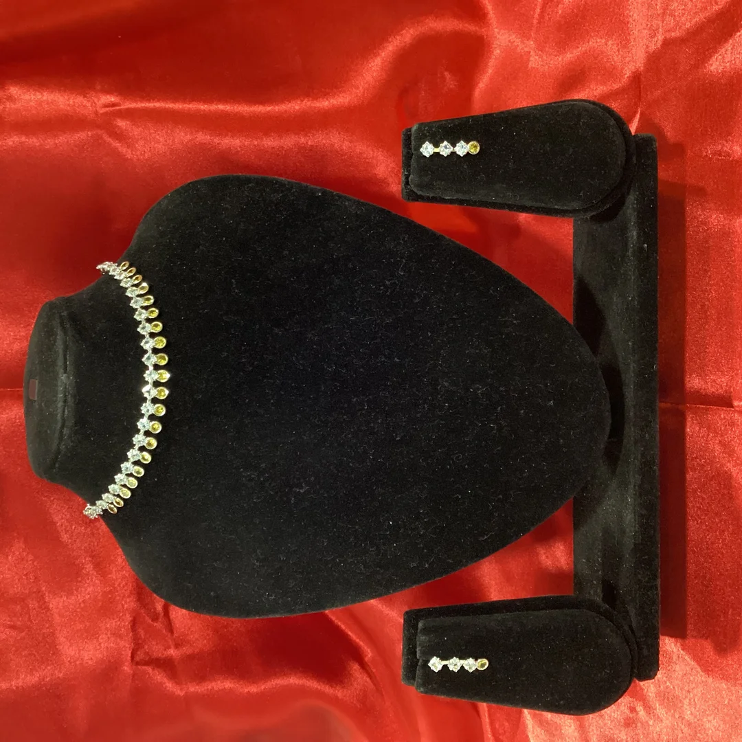 SI-34 Silver Plated With Yellow Colour AD image 2